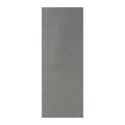 Panneau mural à coller 36 po x 96 po Prodigy, gris foncé (motif vertical 12 po x 24 po), PP3696-240