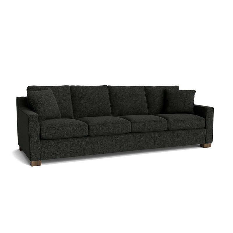 Aceyon Upholstered 102'' Sofa, Walnut, Giovanna Pewter