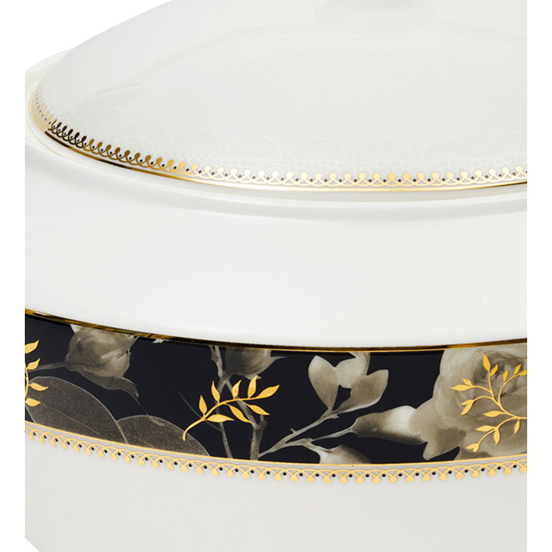 Radstock rose 135,25 pte Soupière en porcelaine tendre