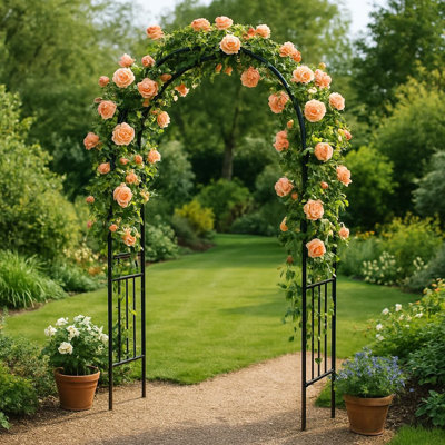 267cm H x 50cm W Metal Arched