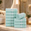 Collection de serviettes essuie-mains texturés 100% coton Hode-131518172-131590801