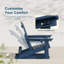 Chaise berçante réglable en PEHD Adirondack 3 positions-1024323972