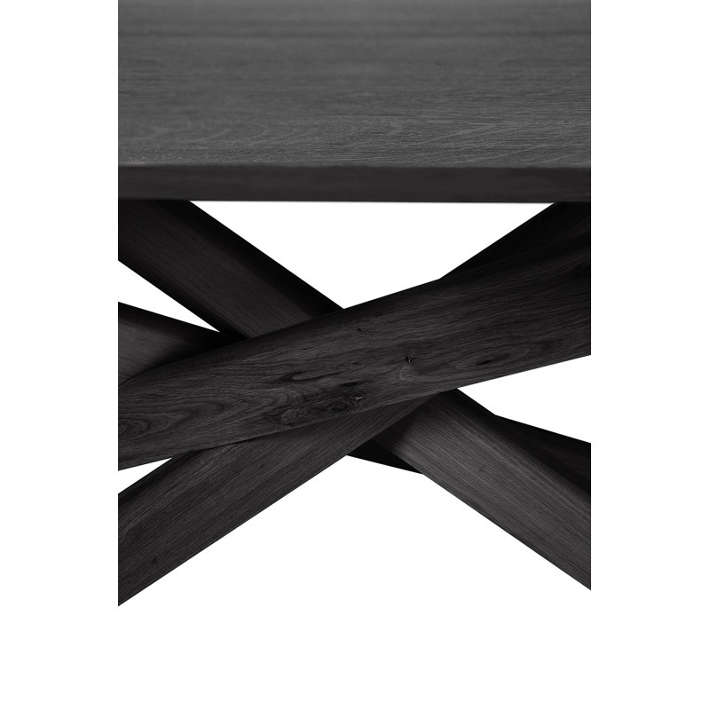 Mikado Solid Oak Dining Table, 54.3" W x 105.1" L