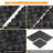 New Stone Texture 12" Patio Deck Tiles-116658445