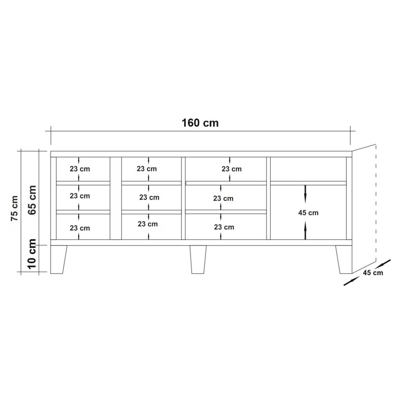 Noille TV Stand for TVs up to 55"