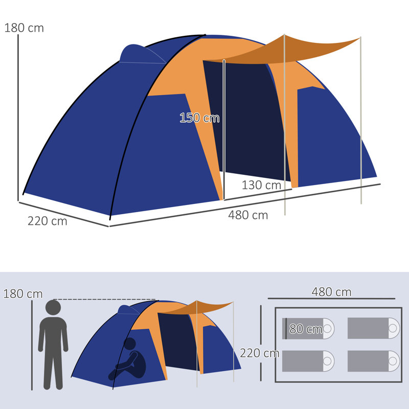 Claudette 6 Person Tent