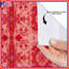 Rideaux de douche rouges très longs Mandala-1728518291