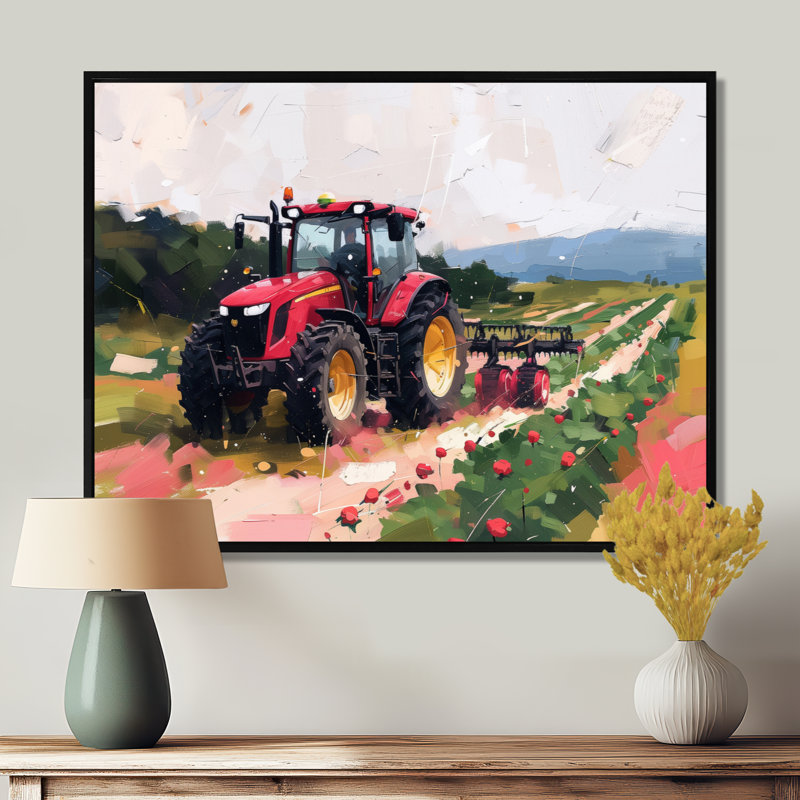 Eldora - campagne, impression d'art mural, Toile avec cadre flottant noir, H 12 po x l 20 po x P 1 po