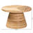 Bhagipuri Bali & Pari Bella Modern Bohemian Natural Rattan And Mahogany Wood Coffee Table