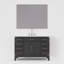 Ensemble de miroir de meuble-lavabo simple l 48 po x P 22 po Laurel-82319174-113385135