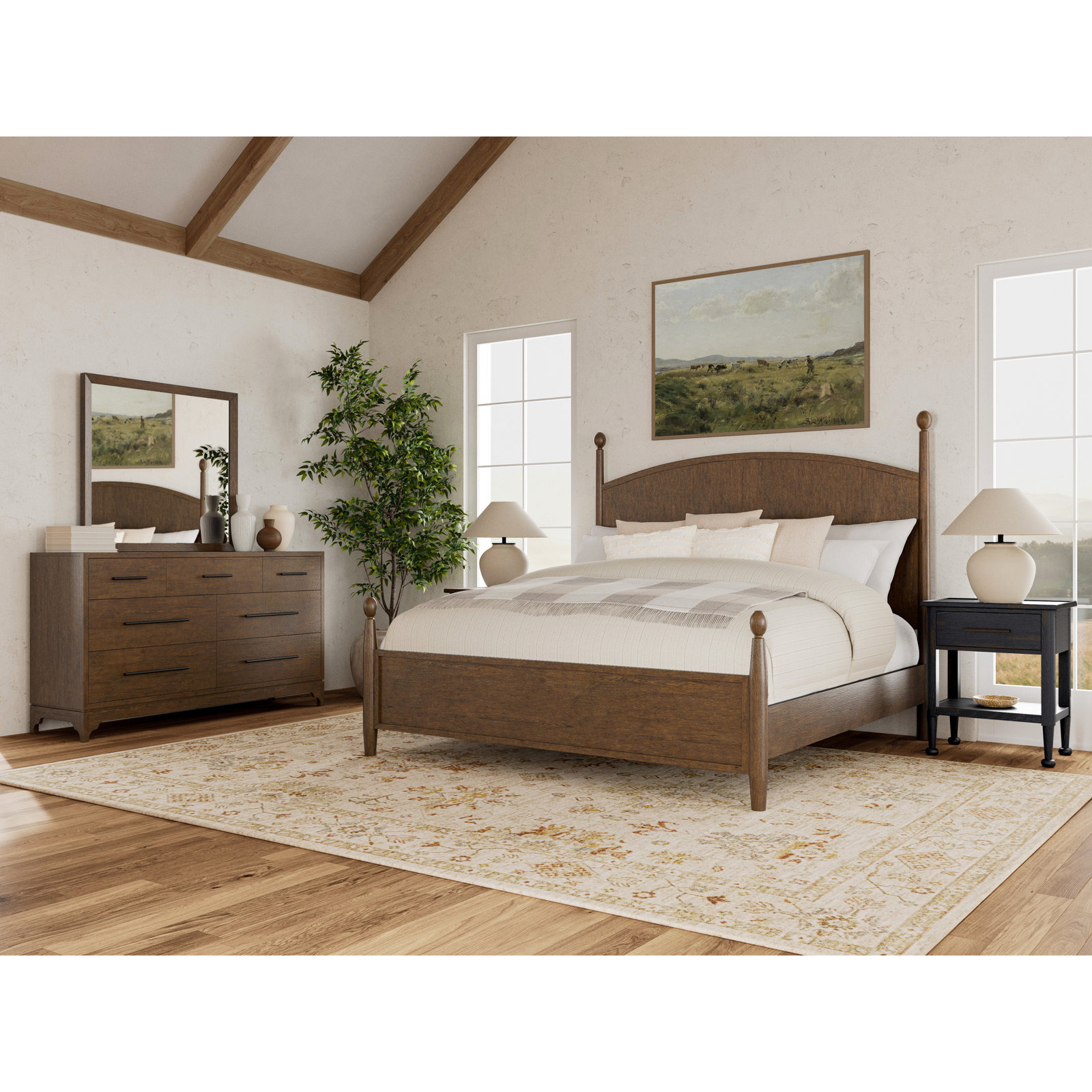 Billie Panel Bed, Queen