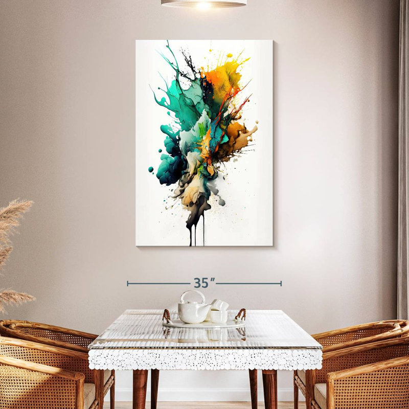 Avery Colorful Fluidity, 48" H x 32" W