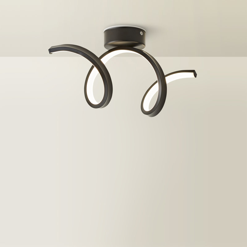 Celsi Matte Black 48.5cm H No Power Source Required / Manual Integrated LED Outdoor Sconce