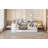 Wooden Daybed With 3 Drawers, USB Ports And Desk-2061867430-2061867428