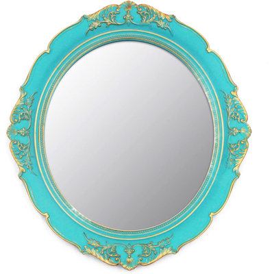 Plastic Oval Wall Mirror