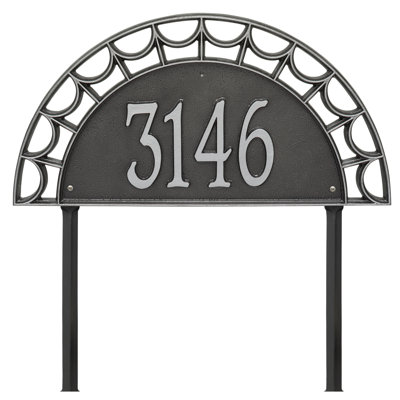 Signature Series 1-Line Lawn Address Sign