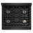ZLINE Autograph 30 in. Paramount Dual Fuel Range w/ DuoPro Cooktop in Black Steel and Bronze Accents-118014048