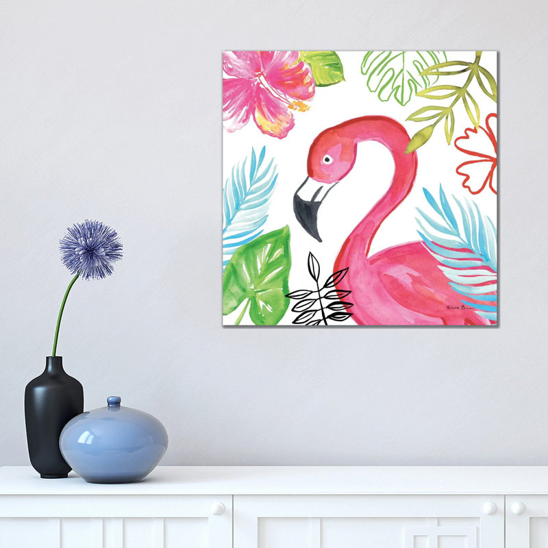 Tropicana IV 1 Piece Wrapped Canvas Painting, 45.72 cm H x 45.72 cm W
