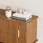 Buffet 54 po Mid-Century moderne en noyer, buffet avec tiroirs, crédence d'entrée