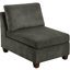 Ensemble de canapé modulaire en chenille gris de 8 pièces pour salon
