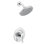 Ensemble de garniture de robinet de douche Moen Cia Posi-Temp Eco-Performance, valve requise