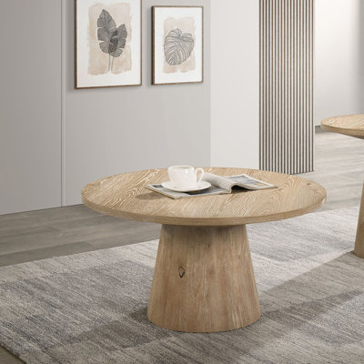Table basse ronde de style contemporain