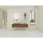 Meuble-lavabo mural 60 po avec lavabo en résine et armoire d'appoint 60 po