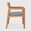 Jack Outdoor Teak Dining Armchair-1998580685