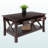 Julian Rectangular Brown Coffee Table with Four Legs, 17.88'' H X 36.75'' W X 20.85'' D