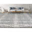 Tapis gris / ivoire tissé à la main de haute qualité-71851260