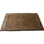Tapis brun / beige en laine noué à la main de conception unique des années 1980 de 2 pi 10 po x 4 pi 8 po Candida