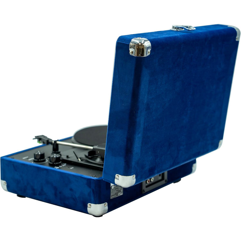 Portable 45 - Speed Turntable Decorative Record Player with Bluetooth