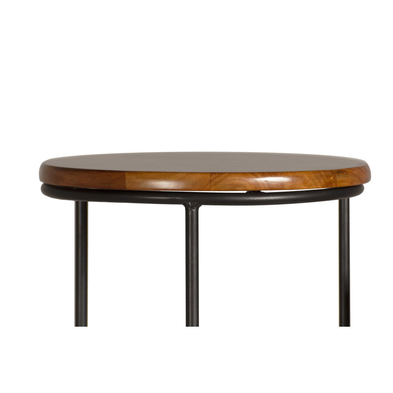 Solid Wood Nesting End Table