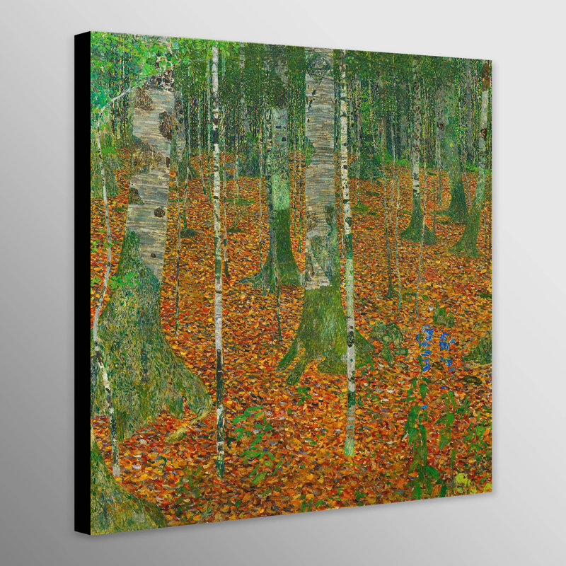 Birch Forest by Gustav Klimt - Wrapped Canvas Art Prints, 97 cm H x 97 cm W