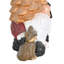 Gnome du crépuscule avec chien et lanterne