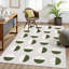 Tapis lavable en jacquard demi-cercle Modern-461902775