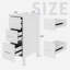 Armoire latérale autoportante 12 po avec 3 tiroirs 12 po-1454287366