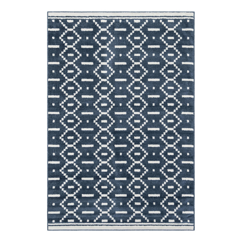 Tapis Latitude Run® Begna Nikolis bleu, Rectangle 6 pi 1 po x 9 pi