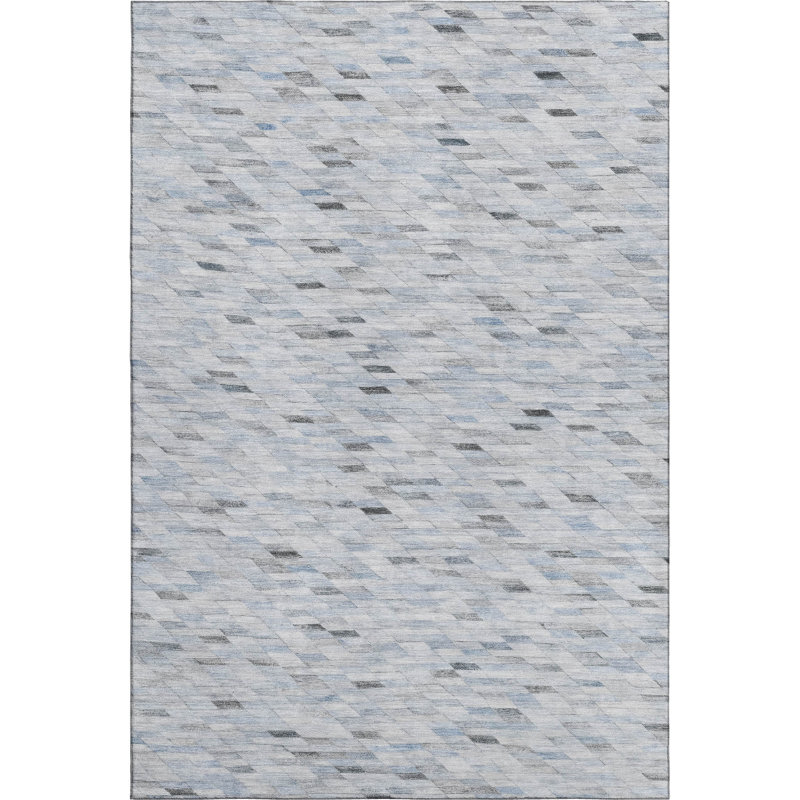 Premium Machine Washable Honig AMF1660 Geometric Rug, Rectangle 10' x 14'