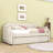 Upholstered Wood Daybed with Twin Trundle and Nailhead Accents-362147138