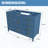 Bathroom Vanity Base Cabinet with Two Soft-Close Double Doors and Nine Smooth Drawers, Blue-135637732