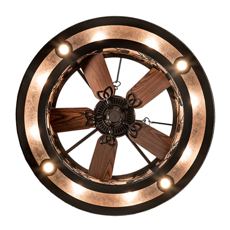 Whispering Pines Downrod Ceiling Fan
