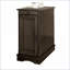 Table basse d'apparence grise Porte-gobelet coulissant, peu encombrant pour le salon-916534831