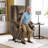 Power Lift Recliner Chair with Massage and Heat, Fabric-1467291912