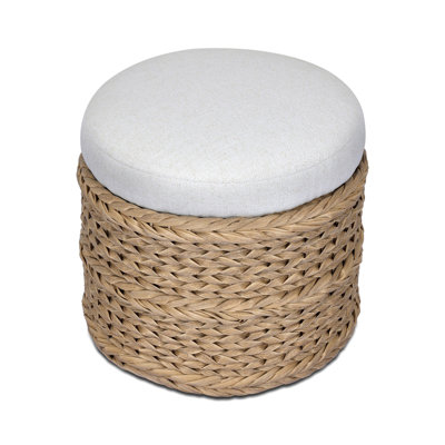 Rowan Outdoor Ottoman-18"-Alessi Linen