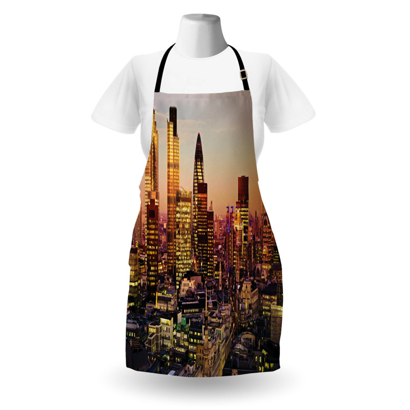 No Pattern Bib Apron