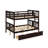 Full Over Full Bunk Bed With Drawers And Ladder-2043193388