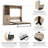 Arlex Bed and Storage Unit with Doors (89W)-88513634-91638369