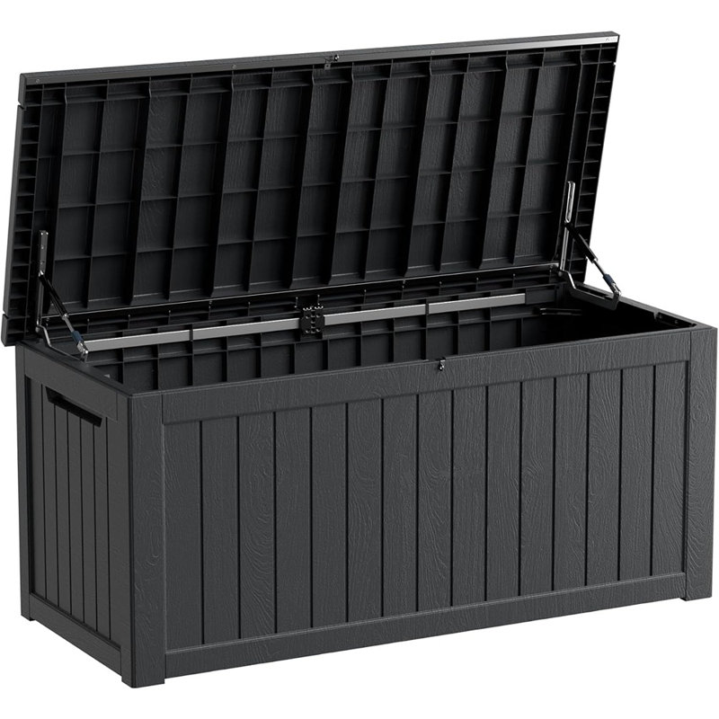 Coffre de terrasse, coffres de rangement extérieurs verrouillables pour jardin ...