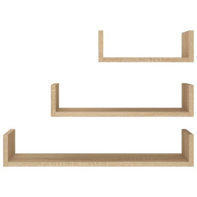 Wall Shelves Floating Display Shelves Wall Mounted for Book DVD